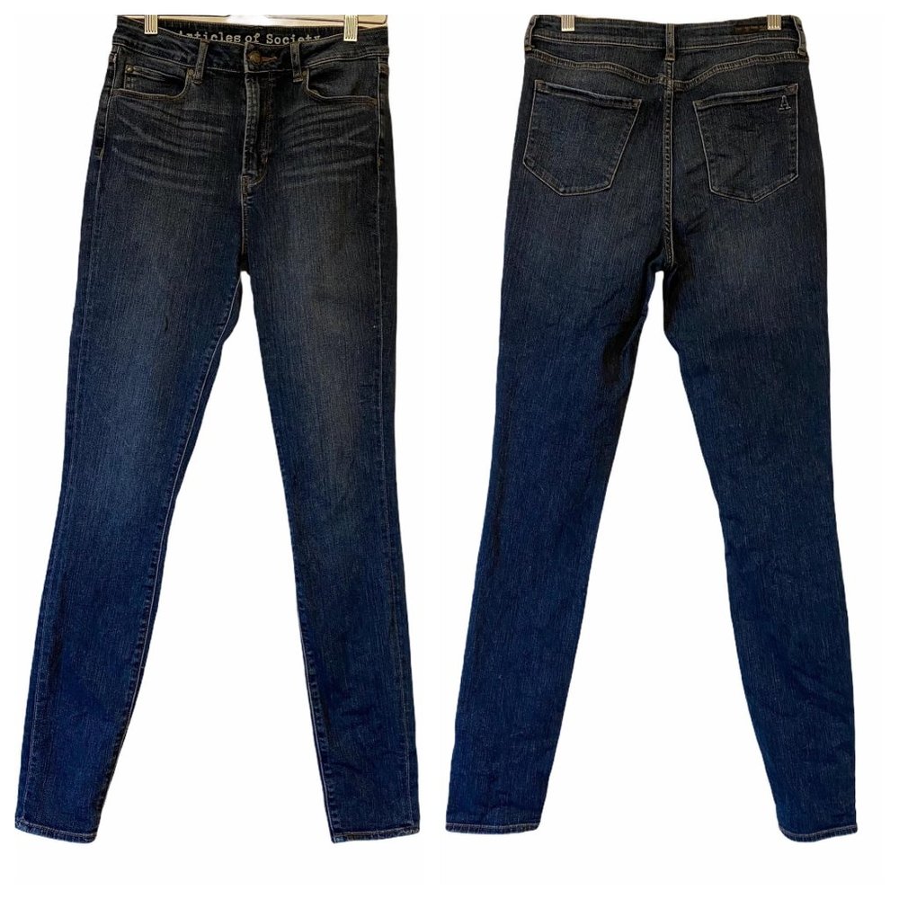 Articles of Society womens skinny jeans dark rinse